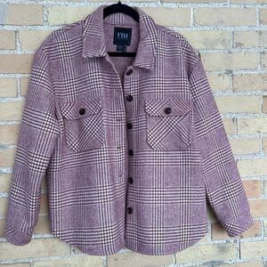 New French Dressing Jeans Plaid Shacket